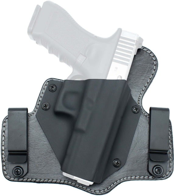 Texas 1836 Partner 2 In 1 OWB/IWB Holster Glock 43 Right Hand Black - Texas 1836