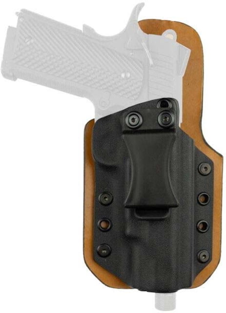 Texas 1836 The Venturer IWB Kydex Holster Springfield Armory Hellcat 3in Right Hand Black/Brown - Texas 1836