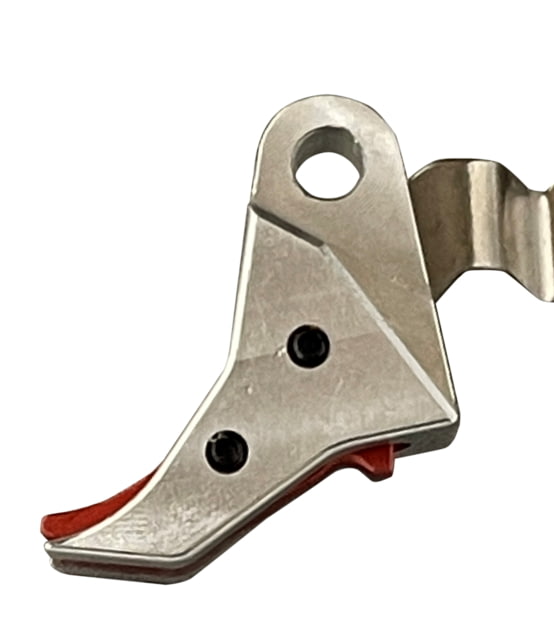TF Tactical Billet Trigger For Glock Alluminum Silver-Red TF S/R - Tf Tactical
