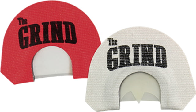 The Grind Outdoors 2 Pk Mouth Calls V1 Beginner Red/White - The Grind Outdoors