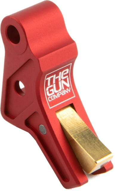 The Gun Company CZ P10C Trigger Red/Brass TGC-CZ-TRG-C-RED /BRS - The Gun Company
