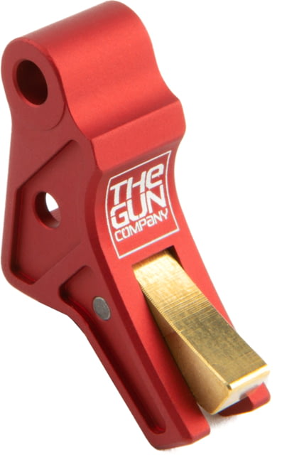 The Gun Company CZ P10S Trigger Red/Brass TGC-CZ-TRG-S-RED /BRS - The Gun Company