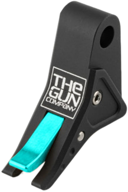 The Gun Company Gen 1-5 SS Trigger Black Shoe/Teal Safety Black/Teal - The Gun Company