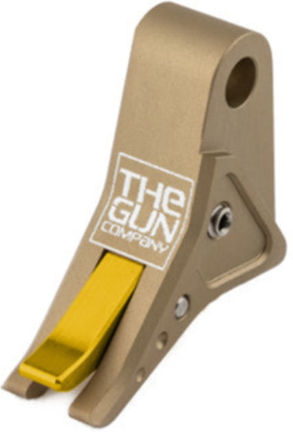 The Gun Company Gen 1-5 SS Trigger FDE Shoe/Gold Safety FDE/Gold - The Gun Company