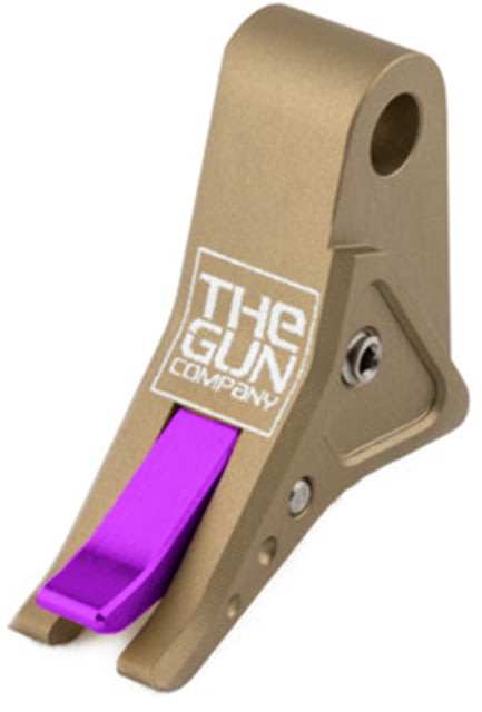 The Gun Company Gen 1-5 SS Trigger FDE Shoe/Purple Safety FDE/Purple - The Gun Company