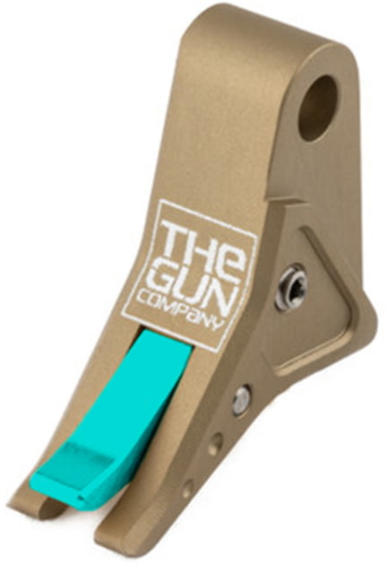 The Gun Company Gen 1-5 SS Trigger FDE Shoe/Teal Safety FDE/Teal - The Gun Company