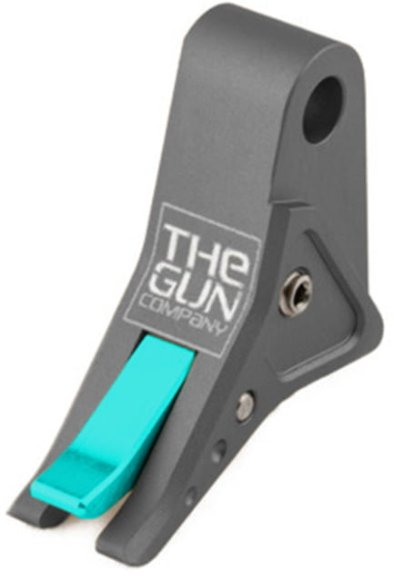 The Gun Company Gen 1-5 SS Trigger Gray Shoe/Teal Safety Gray/Teal - The Gun Company