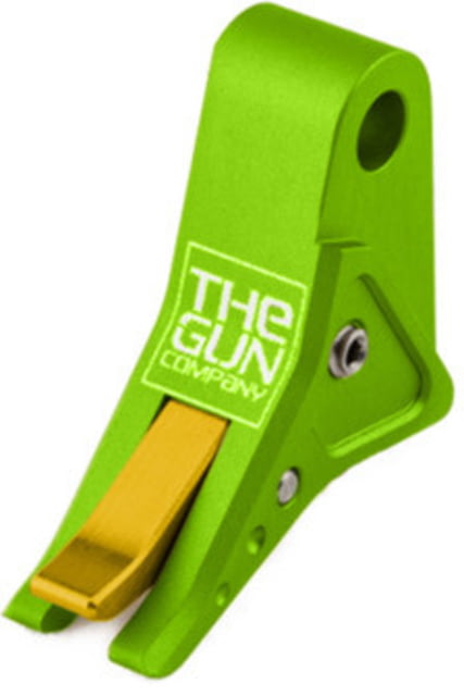 The Gun Company Gen 1-5 SS Trigger Monster Green Gold Safety Monster Green/Gold - The Gun Company