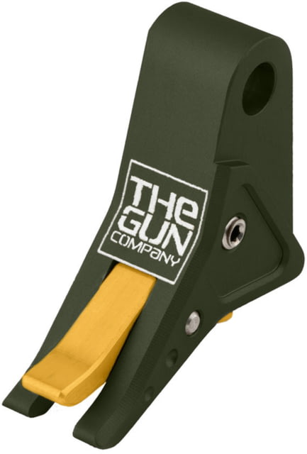 The Gun Company Gen 1-5 SS Trigger ODG Shoe/Gold Safety ODG/Gold - The Gun Company