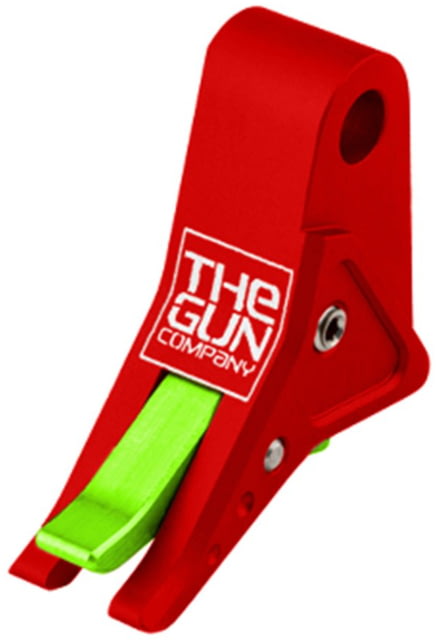 The Gun Company Gen 1-5 SS Trigger RED Shoe/Monster Green Safety RED/Monster Green - The Gun Company