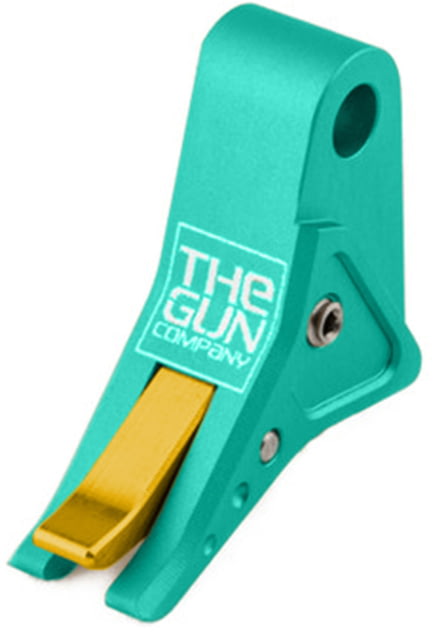 The Gun Company Gen 1-5 SS Trigger Teal Gold Safety Teal/Gold - The Gun Company