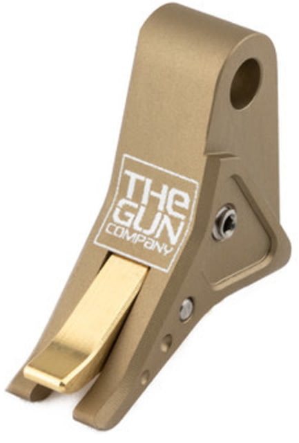 The Gun Company Gen 1-5 TWP Trigger FDE Shoe/Brass Safety FDE/Brass
