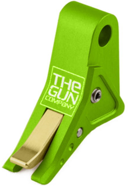 The Gun Company Gen 1-5 SS Trigger Monster Green Brass Safety Monster Green/Brass - The Gun Company