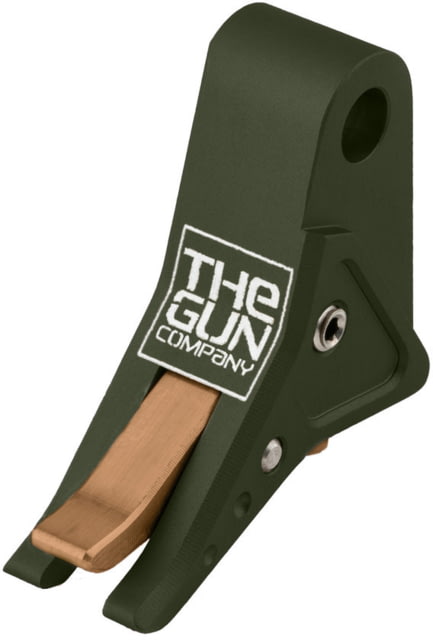 The Gun Company Gen 1-5 TWP Trigger OD Green Shoe/Copper Safety OD Green/Copper