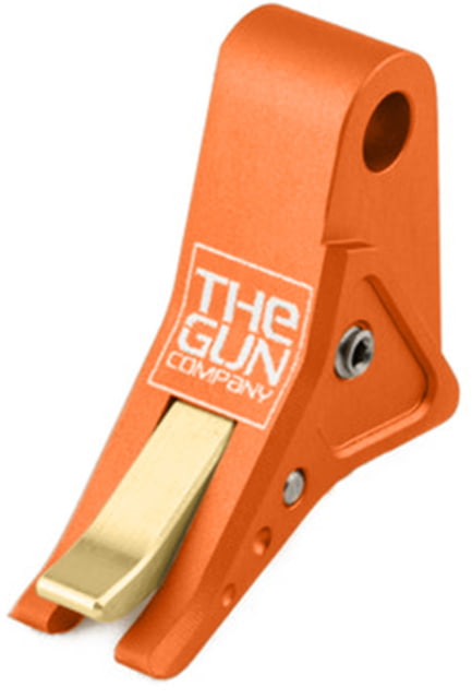 The Gun Company Gen 1-5 SS Trigger OR Shoe/Brass Safety Orange/Brass - The Gun Company