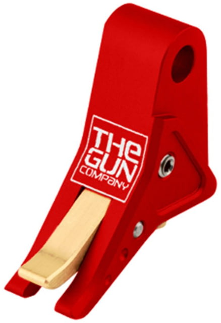 The Gun Company Gen 1-5 TWP Trigger Red Shoe/Brass Safety Red/Brass - The Gun Company