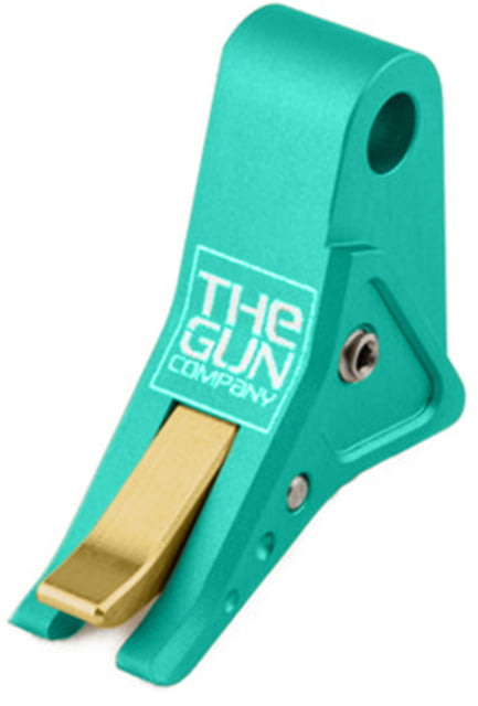 The Gun Company Gen 1-5 SS Trigger Teal Brass Safety Teal/Brass - The Gun Company