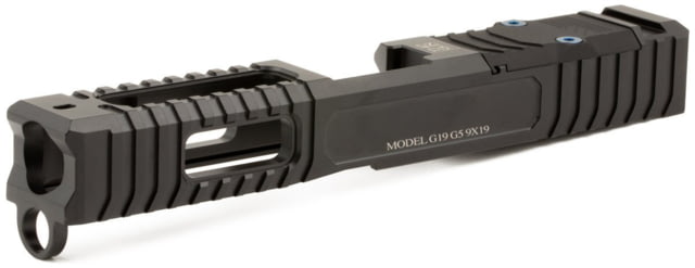 The Gun Company GEN 5 Combat Duty Black LVL-1 Glock G19 Slide 2.0 3 Barrel Peep Windows Stripped Black - The Gun Company