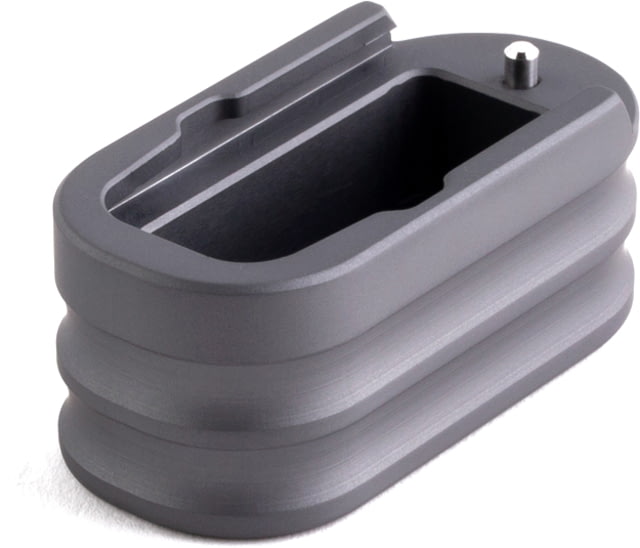 The Gun Company Magazine Extension Glock 43 +2 Gray - The Gun Company
