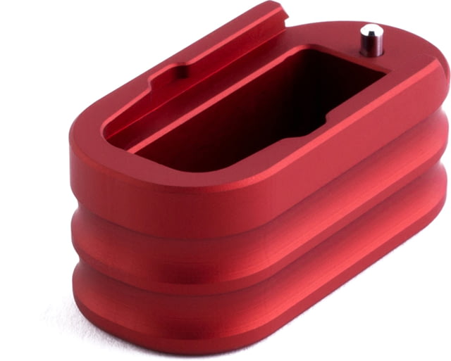 The Gun Company Magazine Extension Glock 43 +2 Red - The Gun Company