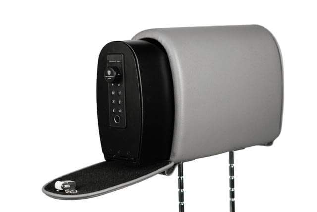 The Headrest Safe Co. The Headrest Slide Unit Leatherette Dark Gray - The Headrest Safe Co.