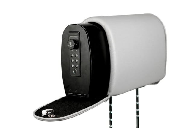 The Headrest Safe Co. The Headrest Slide Unit Leatherette Light Gray - The Headrest Safe Co.