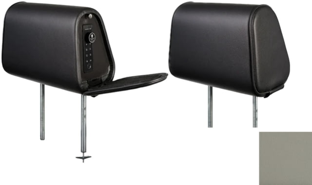 The Headrest Safe Co. The Vulcan Bundle Right-Hand Driver Bundle Leatherette Dark Gray - The Headrest Safe Co.