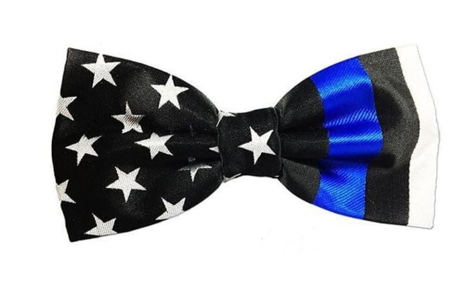 Thin Blue Line American Flag Bowtie Thin Blue Line - Thin Blue Line