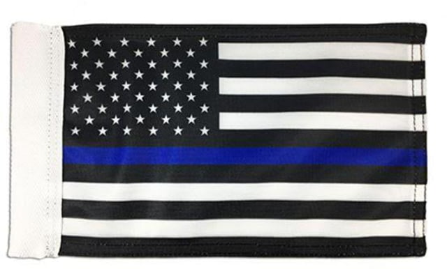 Thin Blue Line American Motorcycle Flag 6x9in - Thin Blue Line