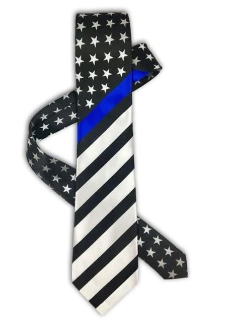 Thin Blue Line American Tie Long Thin Blue Line - Thin Blue Line