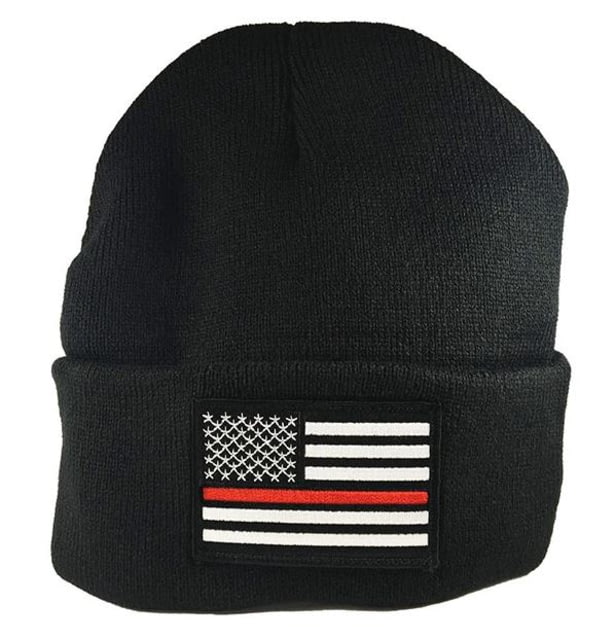 Thin Blue Line Beanie - Thin Red Line American Flag