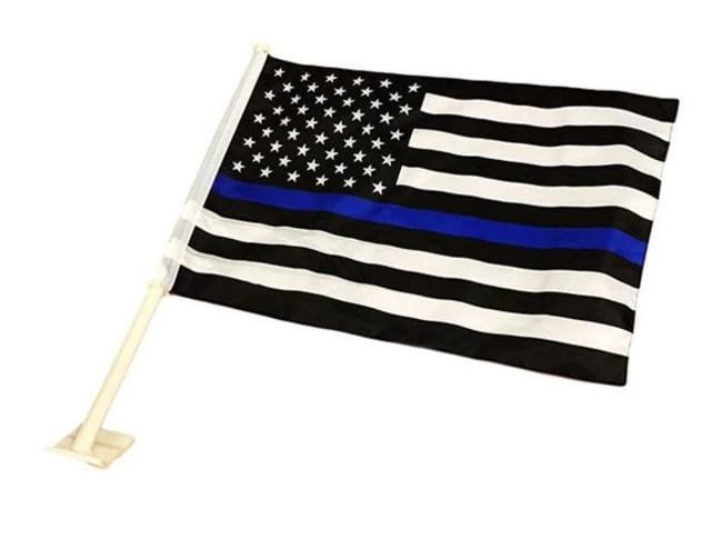 Thin Blue Line Car Flag Thin Blue Line - Thin Blue Line