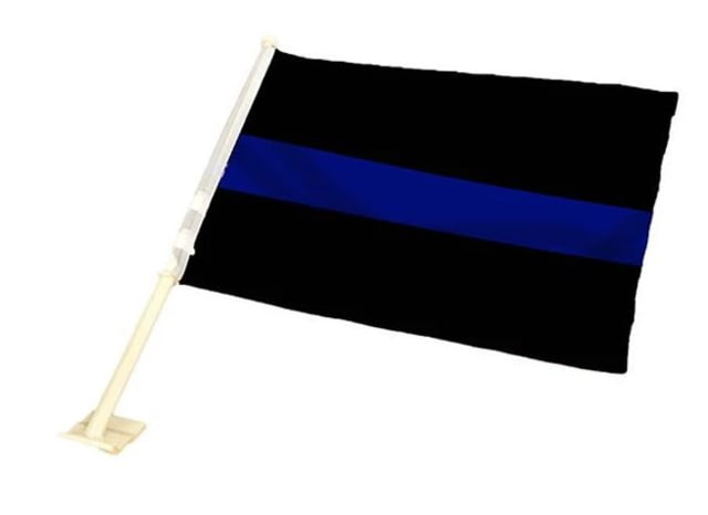 Thin Blue Line Car Flag Thin Blue Line - Thin Blue Line
