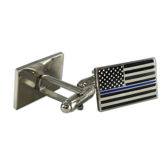 Thin Blue Line Flag Cufflinks Patches - Thin Blue Line