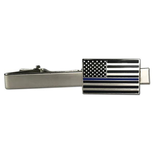 Thin Blue Line Flag Tie Clip