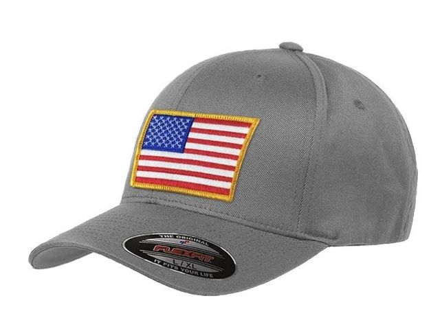 Thin Blue Line Flexfit Hat - American Flag