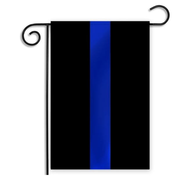 Thin Blue Line Garden Flag 12.5 X 18 Inches Thin Blue Line - Thin Blue Line