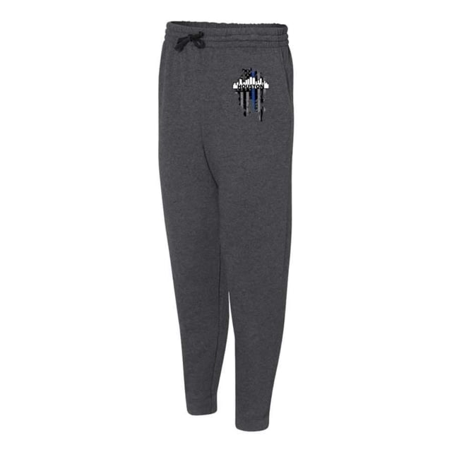 Thin Blue Line Joggers Houston Charcoal