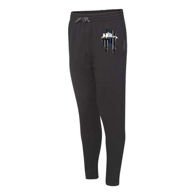 Thin Blue Line Joggers Los Angeles Black