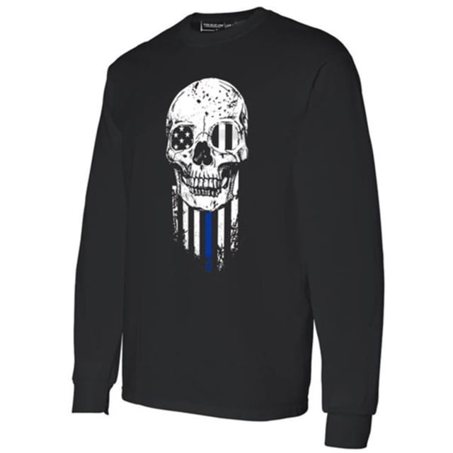 Thin Blue Line Long Sleeve - Halloween Thin Blue Line Black