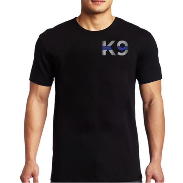 Thin Blue Line K9 T-shirt - Mens 2XL Black