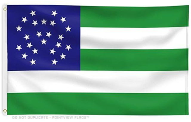 Thin Blue Line Nypd Flag - 3 X 5 Foot With Grommets Green