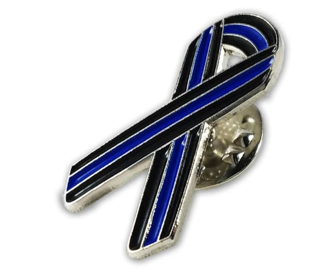Thin Blue Line Pin Ribbon Thin Blue Line - Thin Blue Line