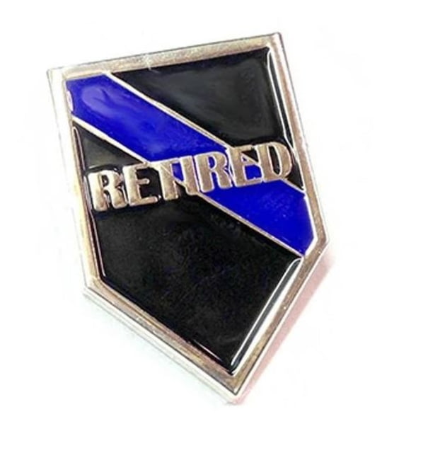 Thin Blue Line Retired Officer Pin Thin Blue Line - Thin Blue Line