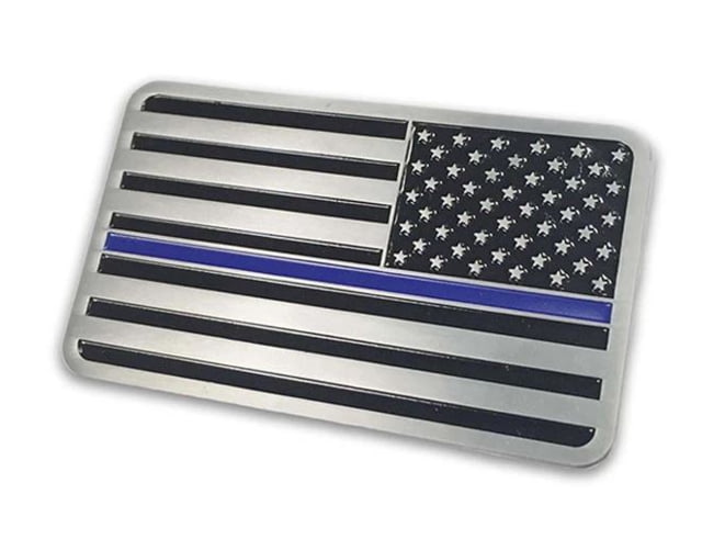 Thin Blue Line Reverse Car Emblem Thin Blue Line - Thin Blue Line