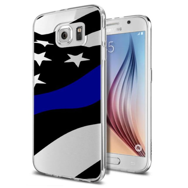 Thin Blue Line Samsung Galacy S6 Case - - Thin Blue Line
