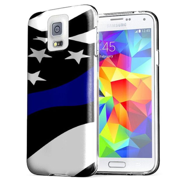 Thin Blue Line Samsung Galaxy S5 Case - - Thin Blue Line