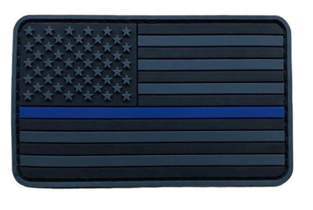 Thin Blue Line Subdued Pvc Patch Thin Blue Line - Thin Blue Line