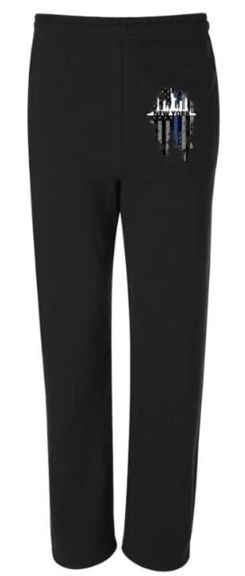 Thin Blue Line Sweatpants New York Black