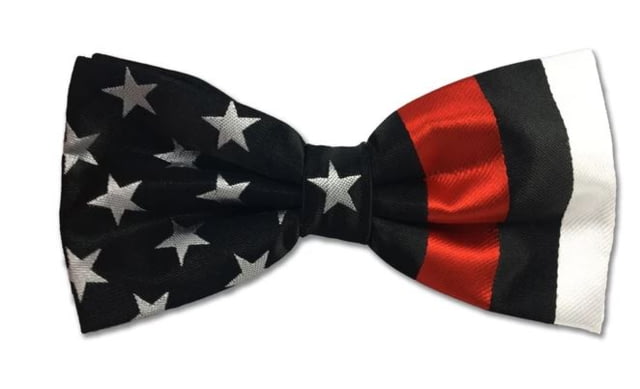 Thin Blue Line Thin Red Line American Flag Bowtie - Thin Blue Line